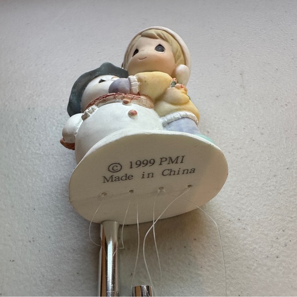 Precious Moments 1999 Girl Snowman Windchime with box - Picture 4 of 5